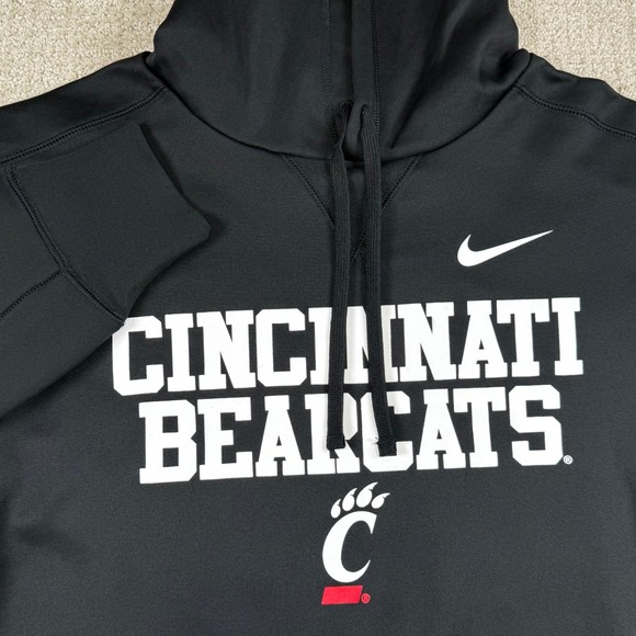 Nike Other - Nike Therma-Fit Mens Large Cincinnati Bearcats Black Fleece Hoodie Sweatshirt